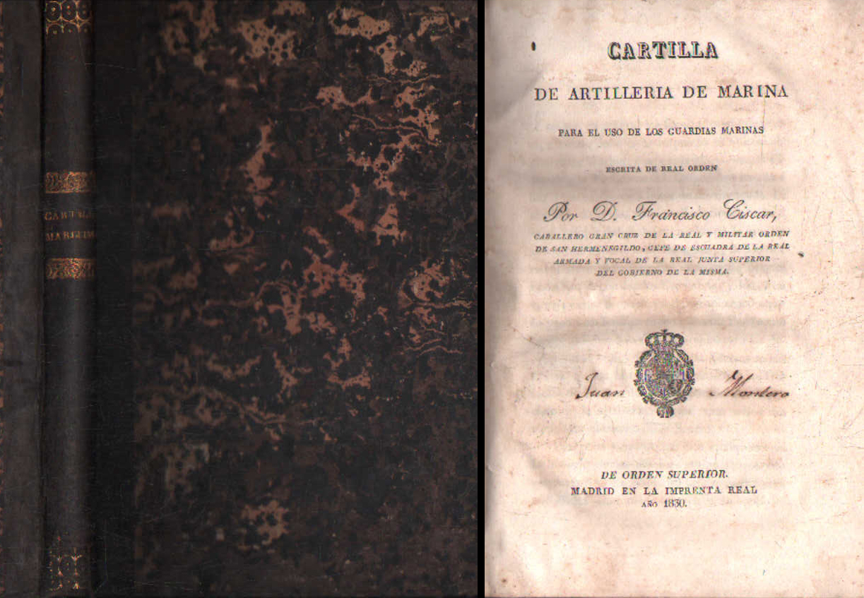 CARTILLA DE ARTILLERIA DE MARINA