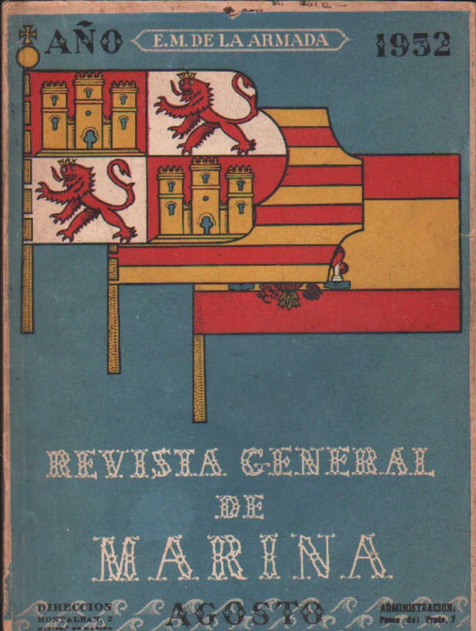REVISTA GENERAL DE MARINA AGOSTO. 1952 TOMO 143