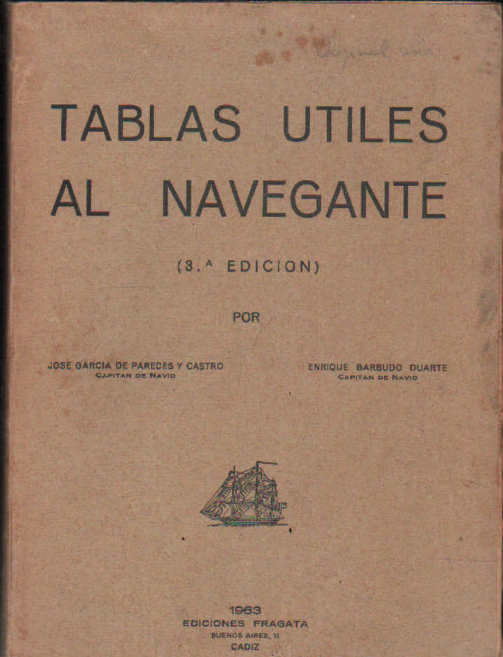 TABLAS UTILES AL NAVEGANTE (3ª EDICIÓN)