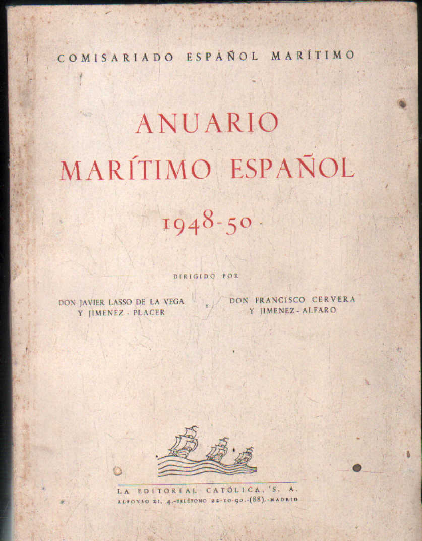 ANUARIO MARÍTIMO ESPAÑOL 1948-50