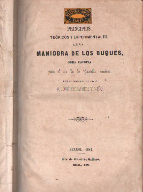 PRINCIPIOS TEÓRICOS Y EXPERIMENTALES DE LA MANIOBRA DE LOS BUQUES