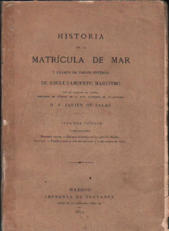 HISTORIA DE LA MATRICULA DE MAR