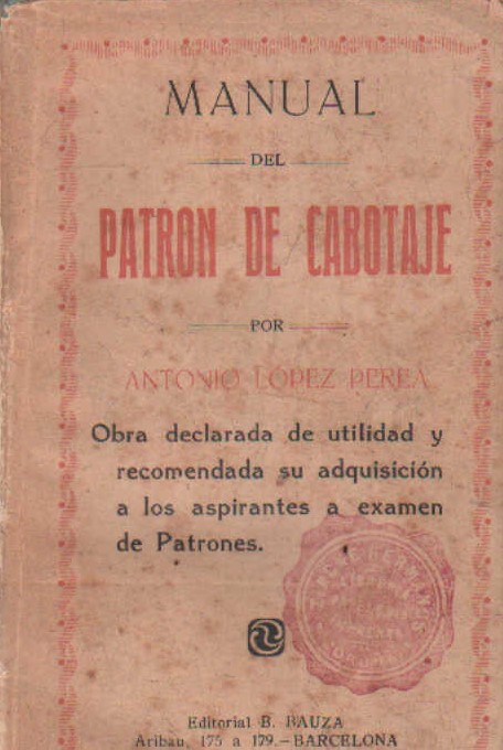 MANUAL DEL PATRON DE CABOTAJE
