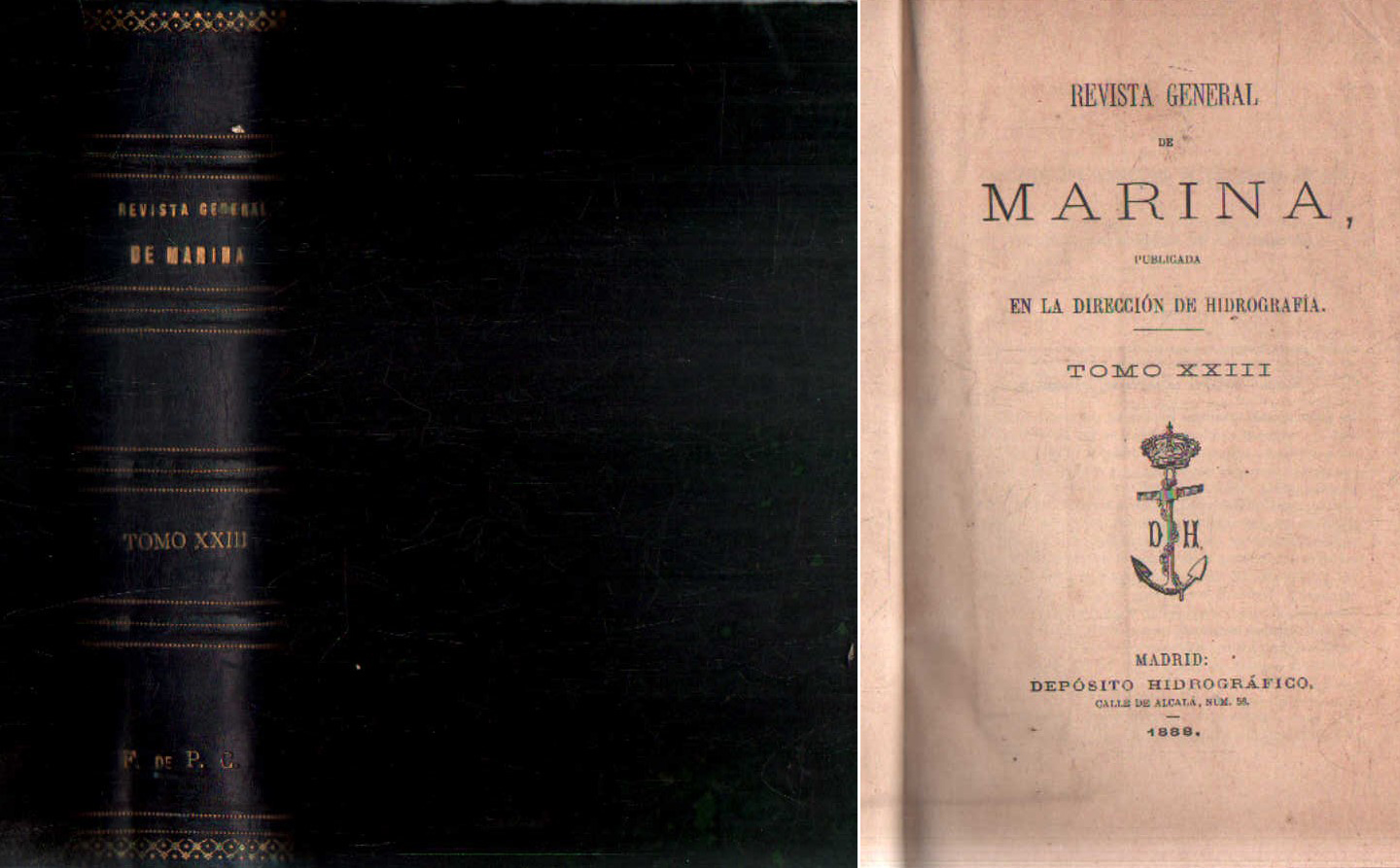 REVISTA GENERAL DE MARINA, PUBLICADA EN LA DIRECCIÓN DE HIDROGRAFÍA. TOMO XXIII
