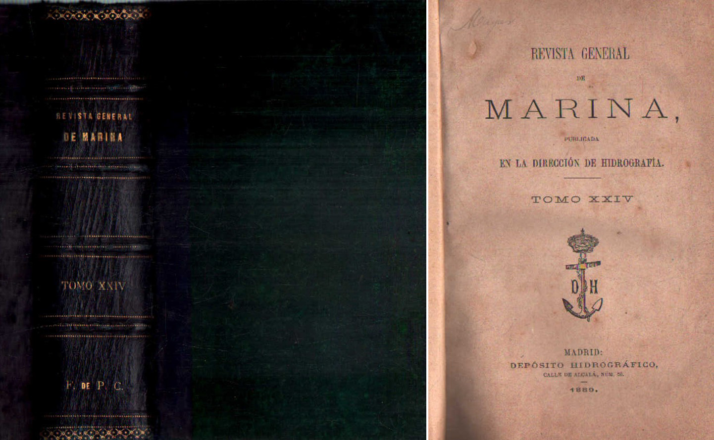 REVISTA GENERAL DE MARINA, PUBLICADA EN LA DIRECCIÓN DE HIDROGRAFÍA. TOMO XXIV