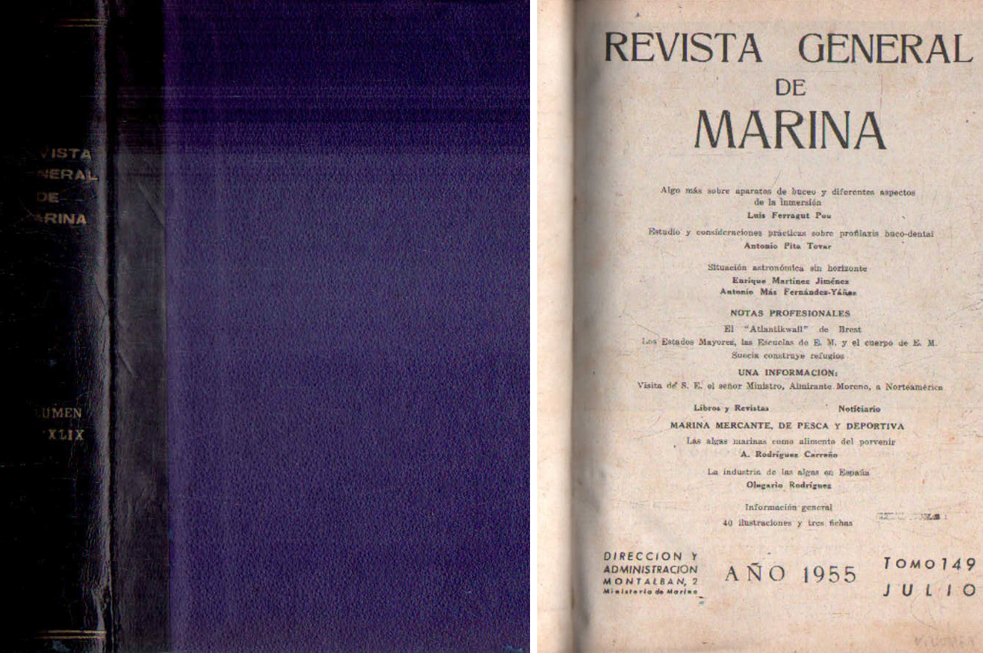 REVISTA GENERAL DE MARINA, PUBLICADA EN LA DIRECCIÓN DE HIDROGRAFÍA. TOMO CXLIX
