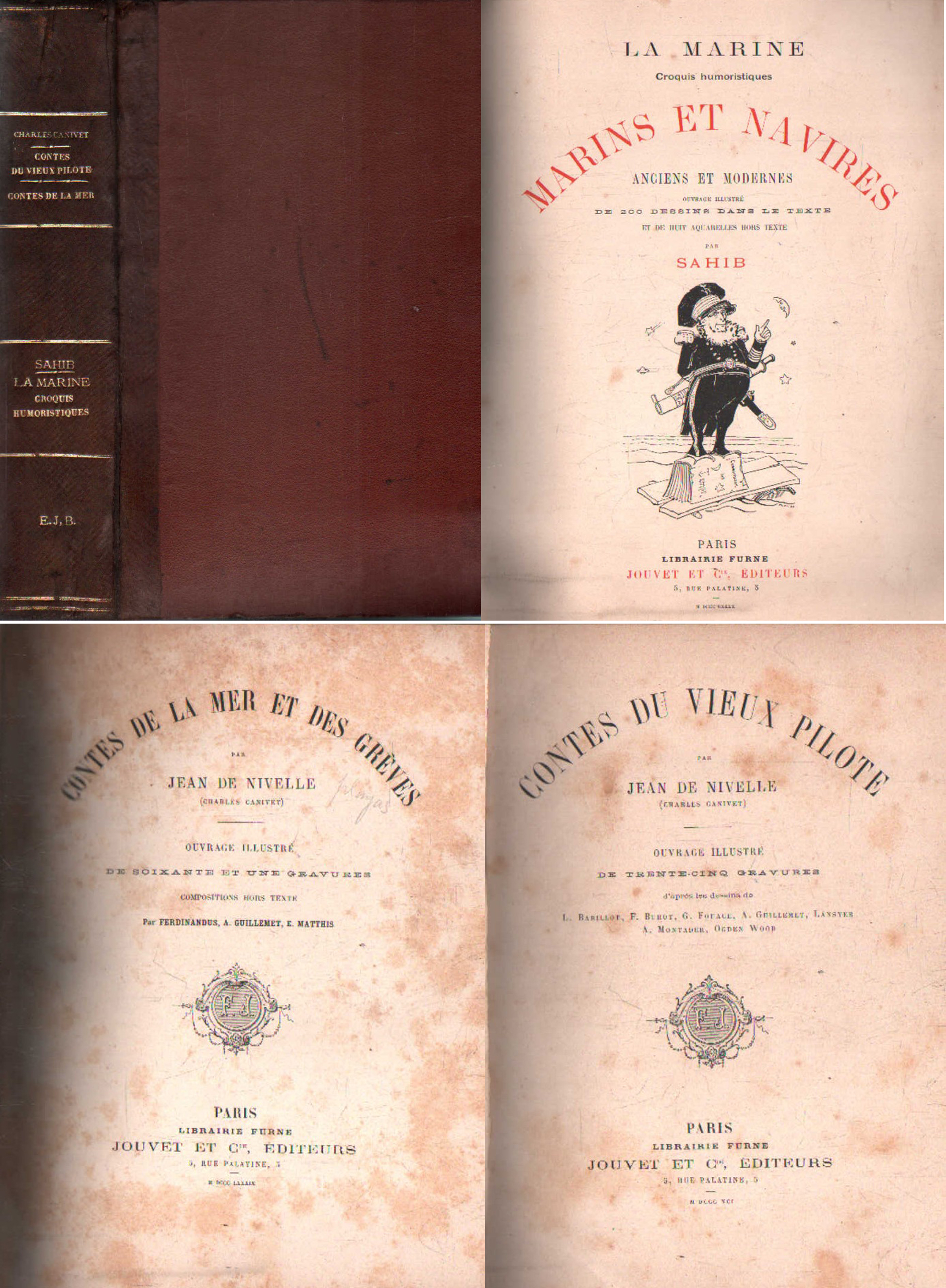 CONTES DU VIEUX PILOTE - CONTES DE LA MER  ET DES GRÈVES - MARINS ET NAVIRES