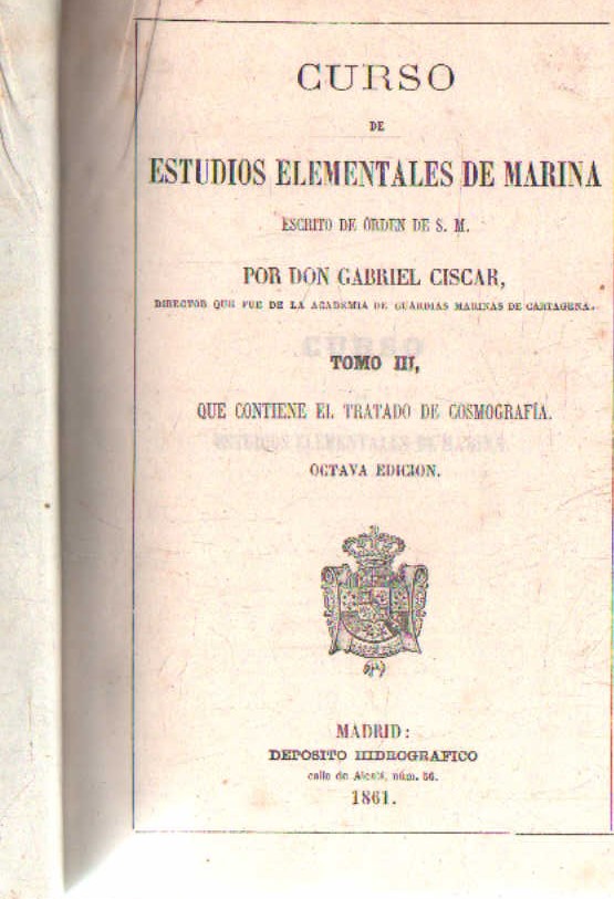 CURSO DE ESJTUDIOS ELEMENTALES DE MARINA. TOMO III