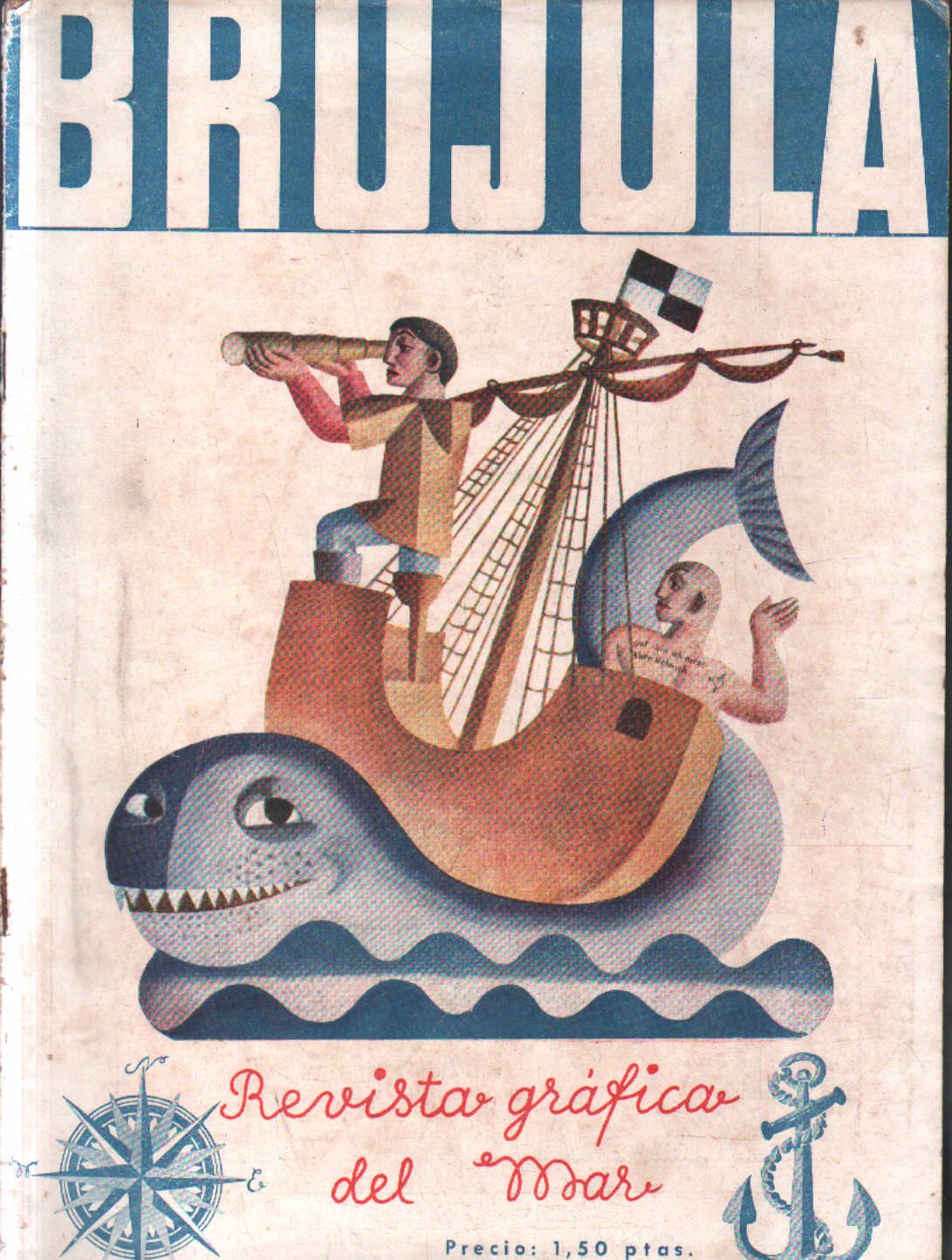 BRUJULA. LA REVISTA GRÁFICA DEL MAR Nº. 1 MAYO 1940
