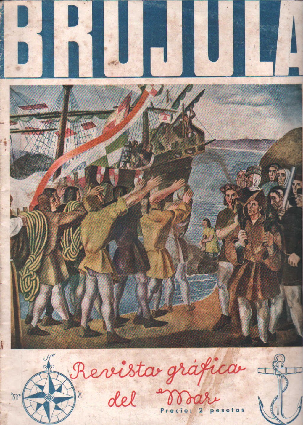 BRUJULA. LA REVISTA GRÁFICA DEL MAR Nº. 2 MAYO 1940