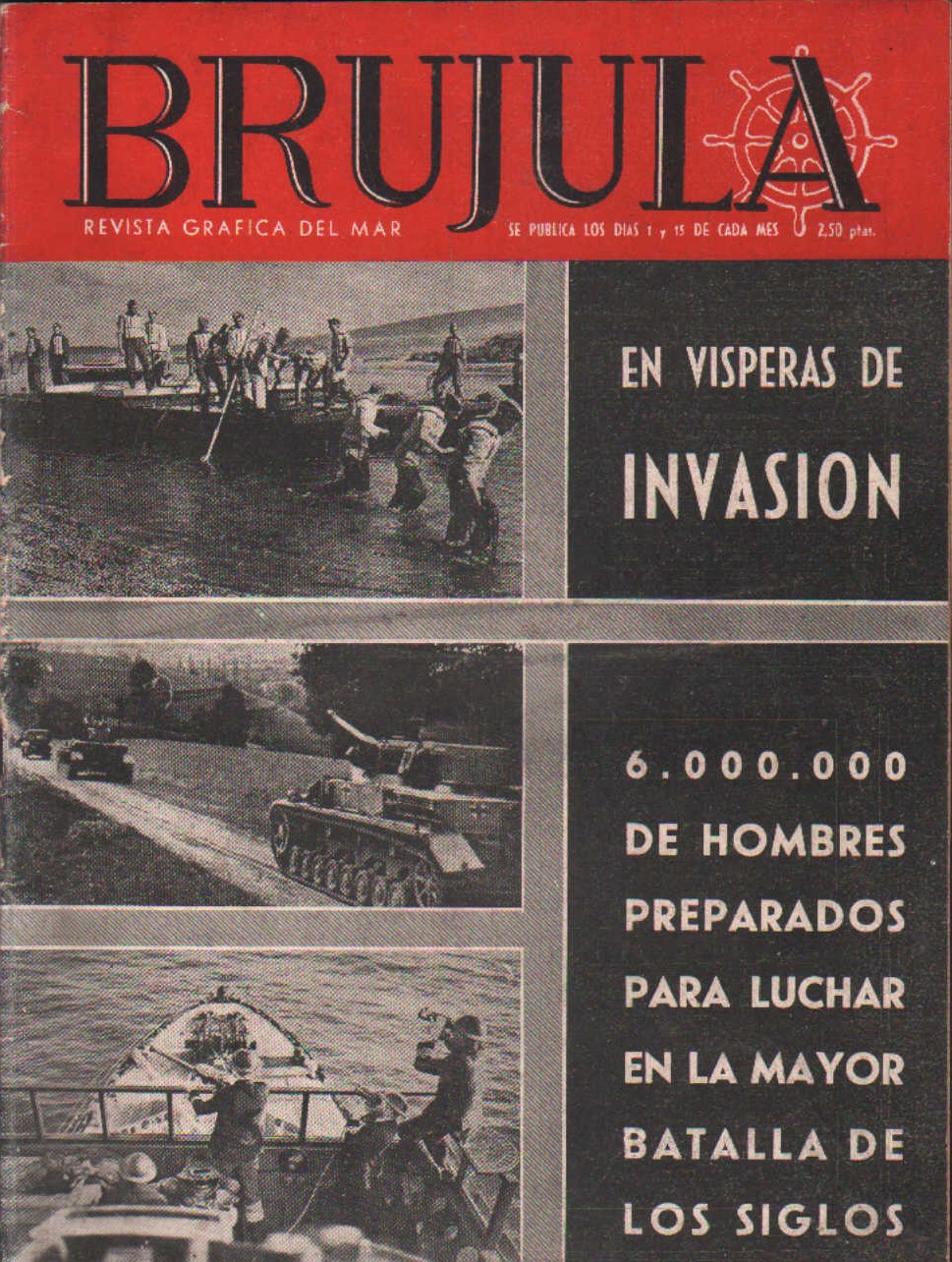 BRUJULA. LA REVISTA GRÁFICA DEL MAR Nº. 94 JUNIO 1944