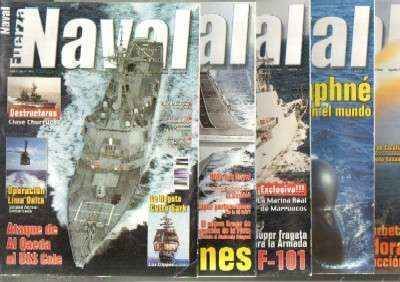 REVISTA FUERZA NAVAL (VARIOS NUMEROS)