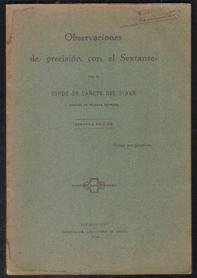 OBSERVACIONES DE PRECISION CON EL SEXTANTE.