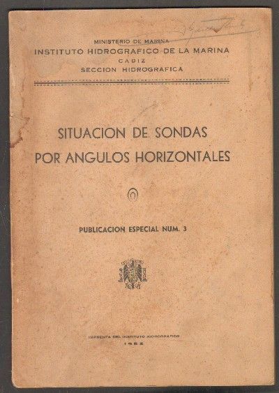 SITUACION DE SONDAS POR ANGULOS HORIZONTALES. Nº3.