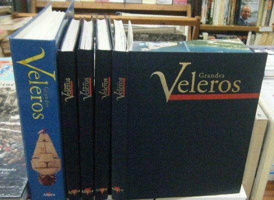 GRANDES VELEROS. 4 TOMOS MAS 1 FICHERO.