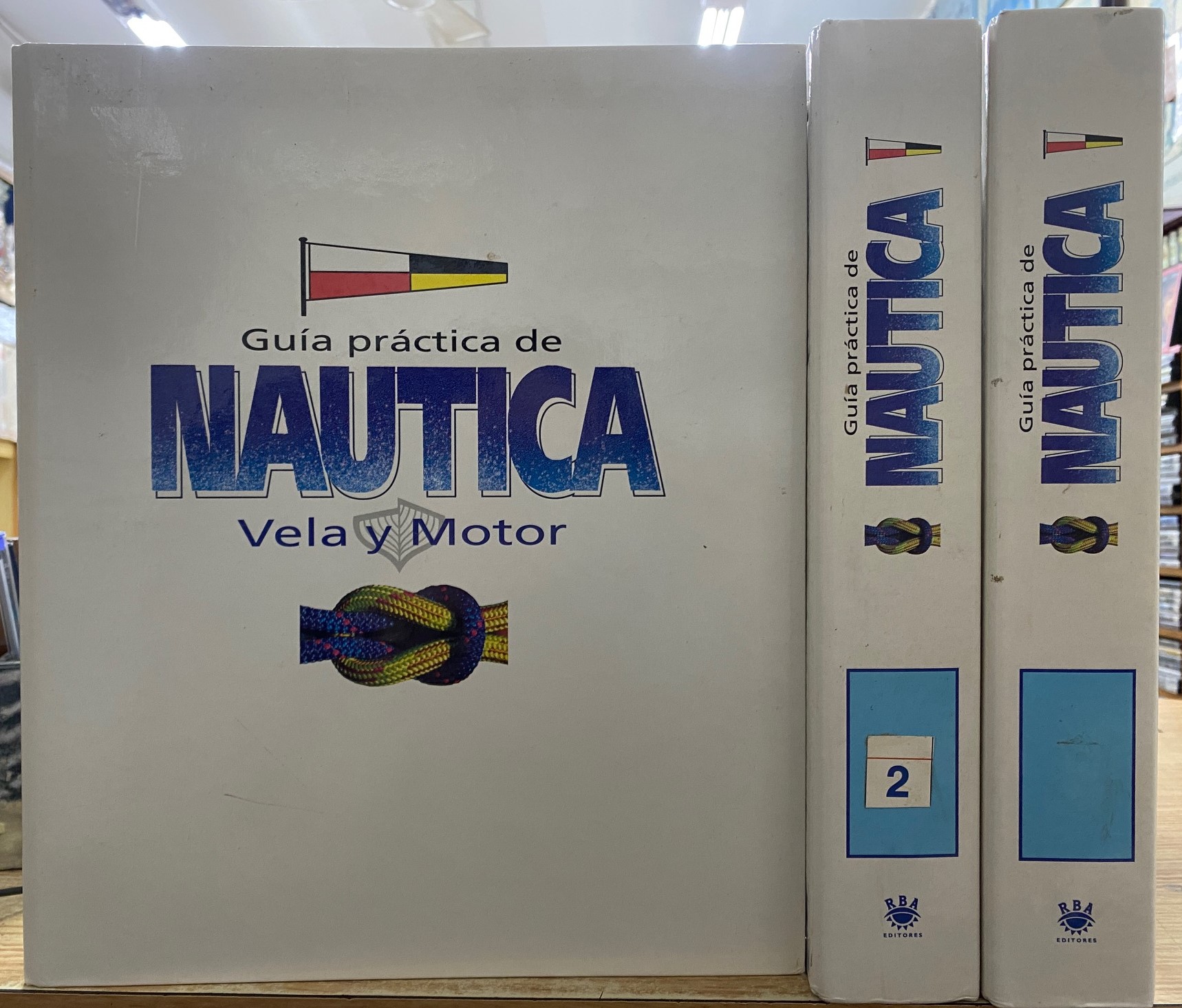 GUIA PRÁCTICA DE NAUTICA. VELA Y MOTOR (3 TOMOS)