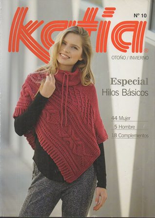 REVISTA DE MODA KATIA Nº 10 ESPECIAL HILOS BASICOS MUJER HOMBRE