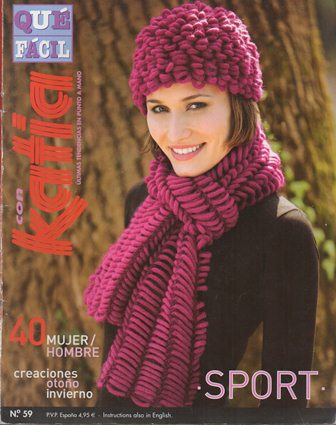 REVISTA DE MODA KATIA Nº 59 QUE FACIL  MUJER - HOMBRE OTOÑO - INVIERNO