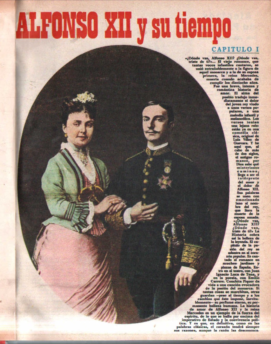 ALFONSO XII Y SU TIEMPO
