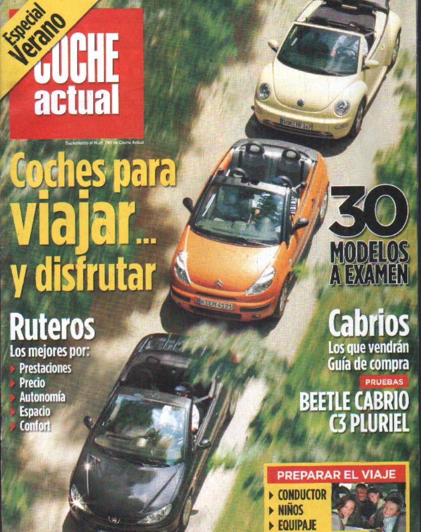 REVISTA COCHE ACTUAL ESPECIAL VERANO