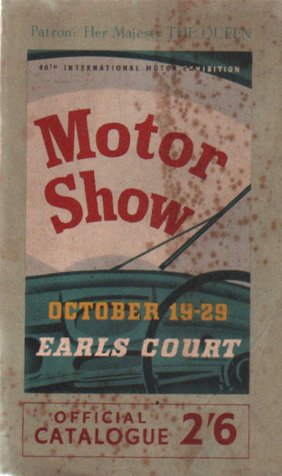 MOTOR SHOW. 40Th. INTERNATIONAL MOTOR EXHIBITION (1955)