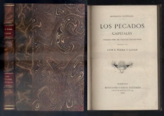 LOS PECADOS CAPITALES. COLECCIÓN DE TEXTOS ESCOGIDOS.