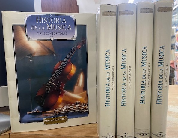 HISTORIA DE LA MÚSICA Y SUS COMPOSITORES (5 TOMOS)