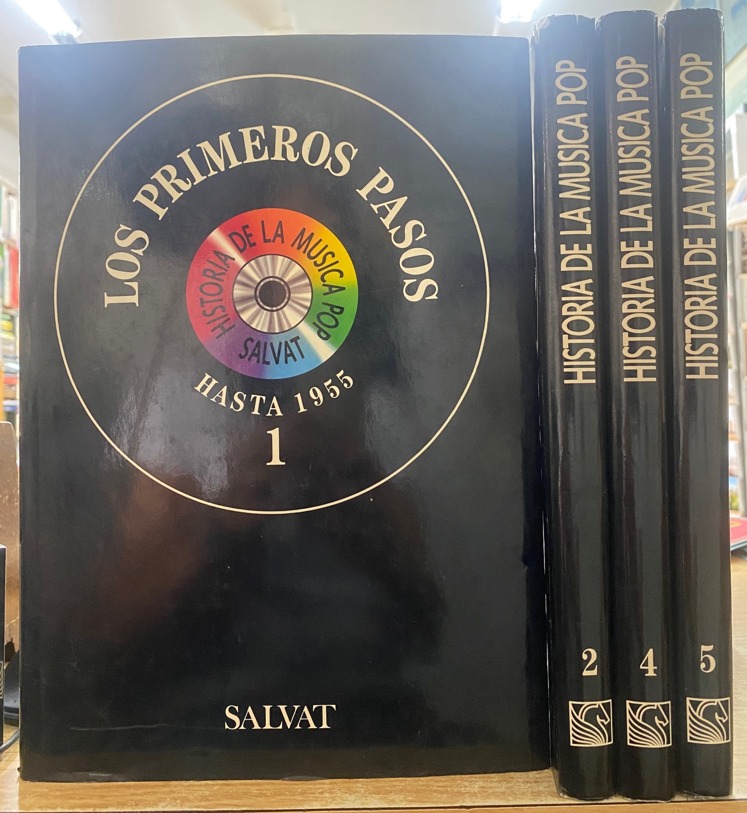 HISTORIA DE LA MUSICA POP, SALVAT (4 TOMOS, FALTO DEL TOMO 3)