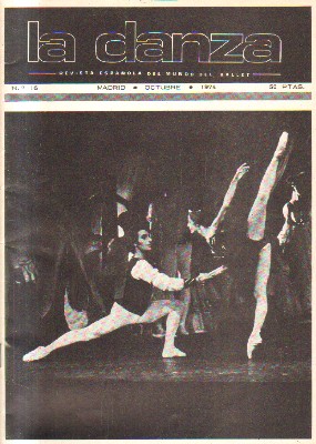 LA DANZA . Nº 16.MADRID-OCTUBRE. 1974.