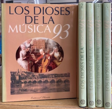 LOS DIOSES DE LA MUSICA 93 (5 TOMOS)