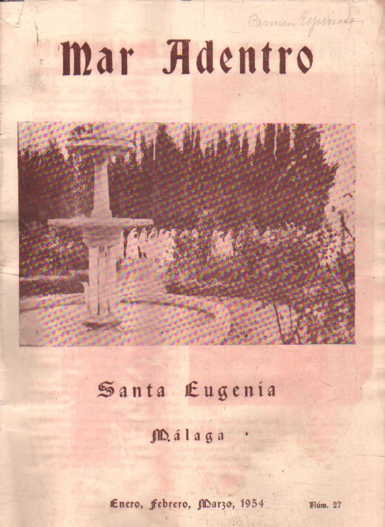 MAR ADENTRO. SANTA EUGENIA, MÁLAGA. ENERO, FEBRERO, MARZO, 1954. NÚM. 27