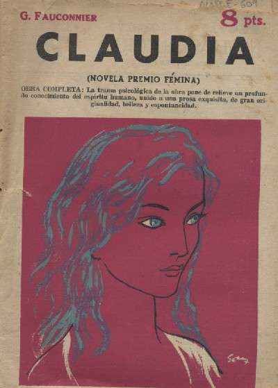CLAUDIA (NOVELA PREMIO FEMINA)