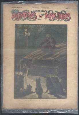 REVISTA NUEVO SIGLO. AVENTURAS DE MAR Y TIERRA. AÑO II, N.º 89.