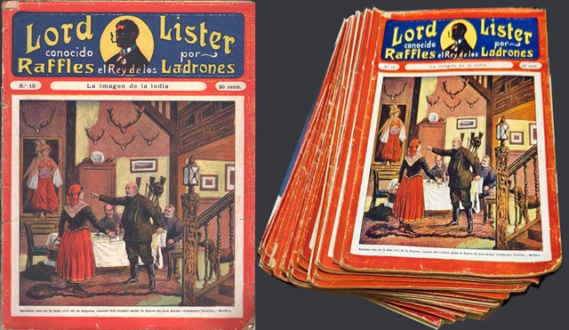 LORD LISTER CONOCIDO POR RAFFLES EL REY DE LOS LADRONES (VARIAS NOVELAS A 1,50 € CADA Nº)