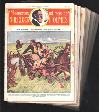 MEMORIAS INTIMAS DE SHERLOCK HOLMES (VARIAS NOVELAS A 3,00 € CADA Nº)