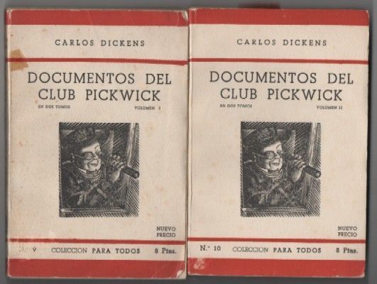 DOCUMENTOS DEL CLUB PICKWICK. 2 TOMOS. Nº 9 Y Nº 10.
