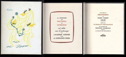 PRINTEMPS - PRIX NOBEL DE LITTERATURE 1928.