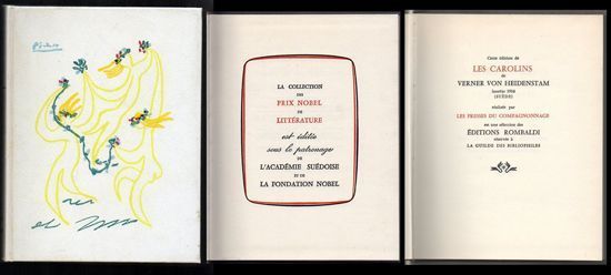 LES CAROLINS - PRIX NOBEL DE LITTERATURE 1916.