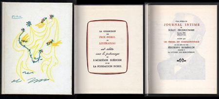 JOURNAL INTIME - PRIX NOBEL DE LITTERATURE 1901.