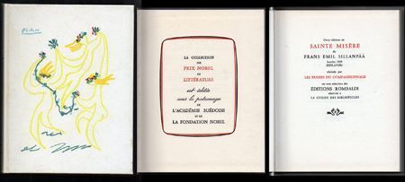 SANTE MISERE - PRIX NOBEL DE LITTERATURE 1939.
