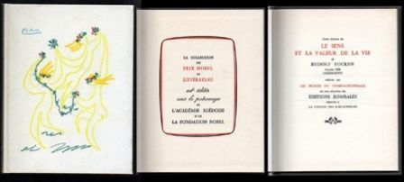 LE SENS ET LA VALEUR DE LA VIE - PRIX NOBEL DE LITTERATURE 1908.