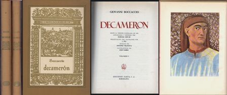 DECAMERON. SEGÚN VERSION CASTELLANA DE 1496. 2 TOMOS.