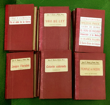 14 TOMOS - 26 NOVELAS DE JUAN F. MUÑOZ Y PABON
