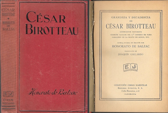 GRANDEZA Y DECADENCIA DE CESAR BIROTTEAU