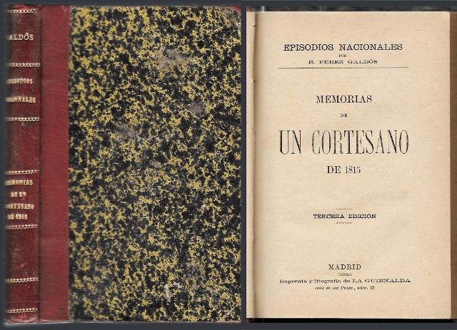MEMORIAS DE UN CORTESANO DE 1815 (EPISODIOS NACIONALES)