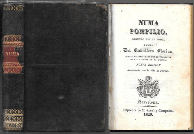 NUMA POMPILIO, SEGUNDO REY DE ROMA - POEMA DEL CABALLERO FLORIAN