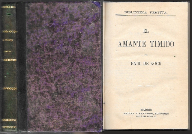EL AMANTE TIMIDO - BIBLIOTECA FESTIVA