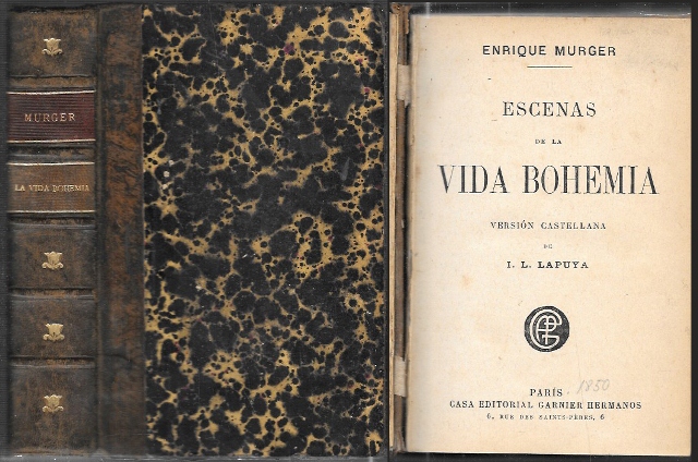 ESCENAS DE LA VIDA BOHEMIA (VERSION CASTELLANA DE I.L. LAPUYA)