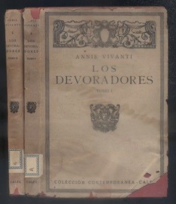 LOS DEVORADORES. 2 TOMOS.