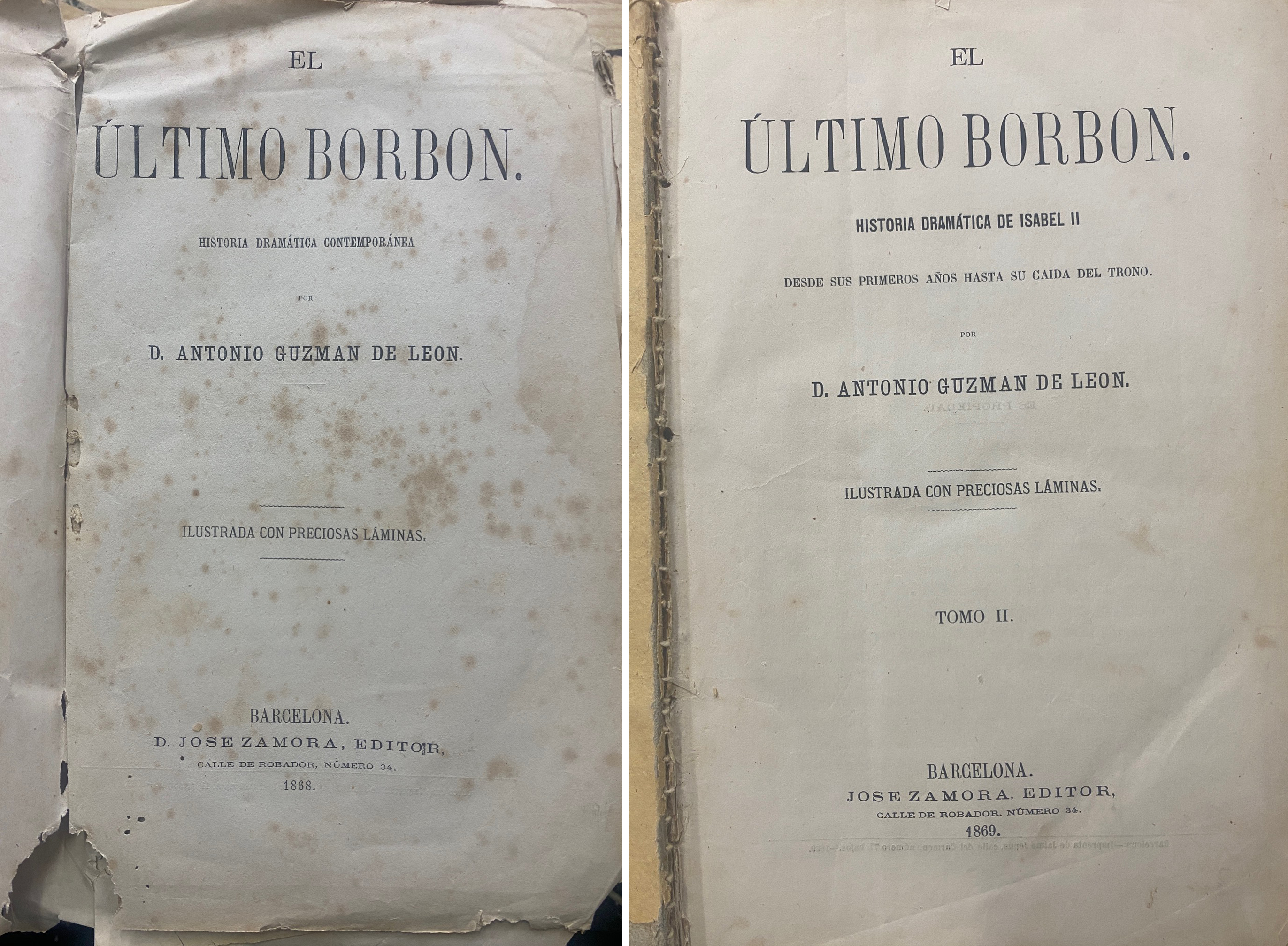 EL ÚLTIMO BORBON (2 TOMOS)